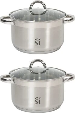 Luxe Kleine RVS Kookpan/pan Loa Met Glazen Deksel 20 Cm 3,9 Liter - Kookpannen/sauspannetje - Koken - Keukengerei -Kookgerei Koning Verkoop 802x1200 7
