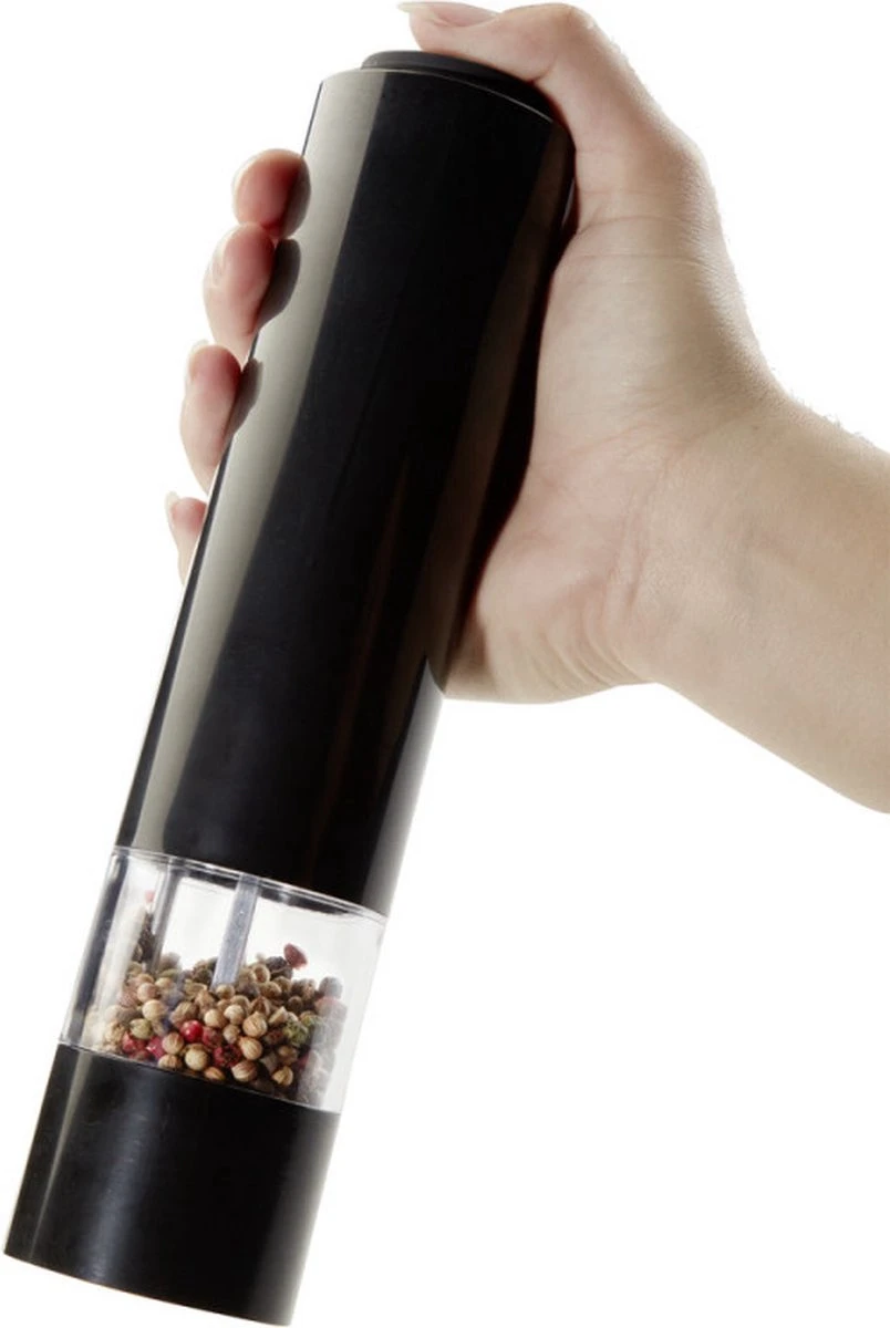 IGOODS Keramiek Elektrische Pepermolen En Zoutmolen - Pepermolen - Zoutmolen - 2 Stuks- Zwart En Wit 7 IGOODS Keramiek Elektrische Pepermolen En Zoutmolen - Pepermolen - Zoutmolen - 2 Stuks- Zwart En Wit - Afbeelding 7