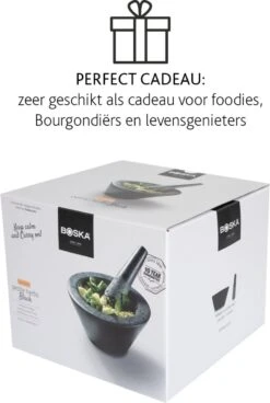 Boska Vijzel Herbs - Graniet - Met Stamper - Zwart - Ø 17,5 Cm 17 Boska Vijzel Herbs - Graniet - Met Stamper - Zwart - Ø 17,5 Cm -Kookgerei Koning Verkoop 806x1200 2