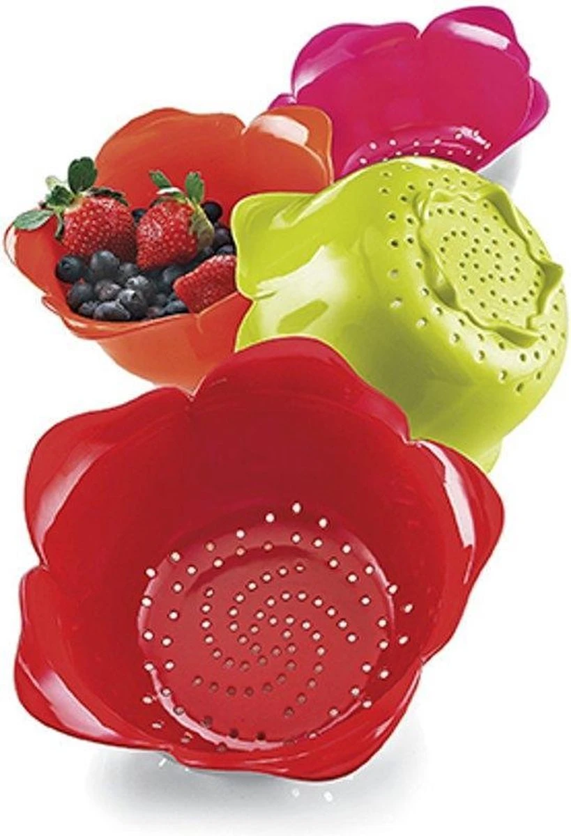 Zak!Designs Vergiet Bloem Mini - Ø16,5 Cm - Oranje 2 Zak!Designs Vergiet Bloem Mini - Ø16,5 Cm - Oranje - Afbeelding 2