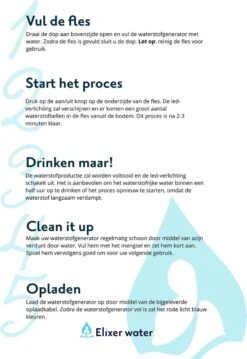 Merkloos Waterstof Generator – H2 Water – Water Generator – 450 Ml – Hydrogen Water Generator – Gezond Water - Waterfles – Waterfilterfles - Superfood – Anti Age – Anti Rimpel – Ontsteking En Pijn Verminderen - Hydratie – Hersteltijd Verbeteren -Kookgerei Koning Verkoop 825x1200 5