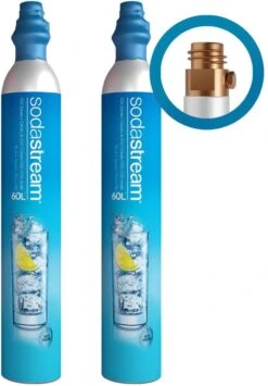 Voordelige SodaStream - Reserve Koolzuurcilinder Duopack - 2x60L