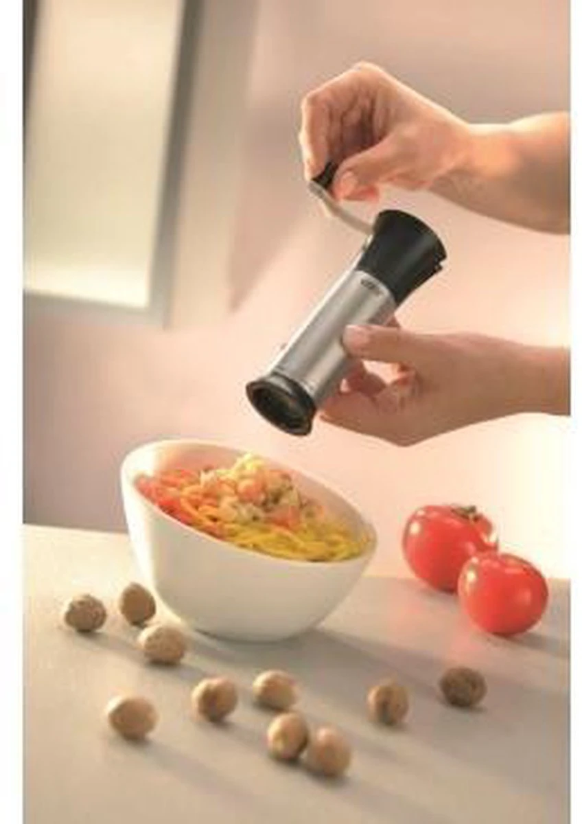 GEFU Nootmuskaatmolen - Laser Cut - RVS 3 GEFU Nootmuskaatmolen - Laser Cut - RVS - Afbeelding 3