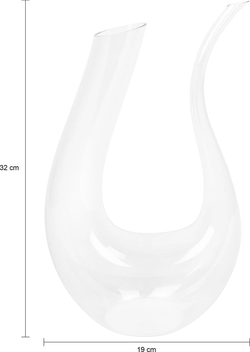 Krumble Decanteer Karaf - Karaf - Wijn Karaf - Wijn Accessoires - Karaffen - Schenkkan - Wijnkan - Decanteren - Decanteerders - Inhoud 1.5 Liter - Glas - 9 X 9 X 32 Cm (lxbxh) - Transparant 4 Krumble Decanteer Karaf - Karaf - Wijn Karaf - Wijn Accessoires - Karaffen - Schenkkan - Wijnkan - Decanteren - Decanteerders - Inhoud 1.5 Liter - Glas - 9 X 9 X 32 Cm (lxbxh) - Transparant - Afbeelding 4