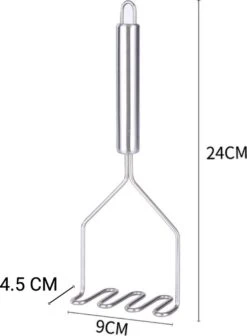 YUGN Pureestamper Aardappelstamper Stamper - Pureerder Stampotstamper - RVS - Cadeau Tip -Kookgerei Koning Verkoop 883x1200 4