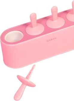 Cabau IJsjeshouder - IJslollymaker - Waterijsjes Maker - Stof- En Lekvrij - Zachte Siliconen - 4 Ijsjes - Perfect Voor De Cabau High Protein Ice Cream -Kookgerei Koning Verkoop 885x1200