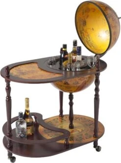 Brulo Wereldbol Globe Globebar Tasman 40 Cm