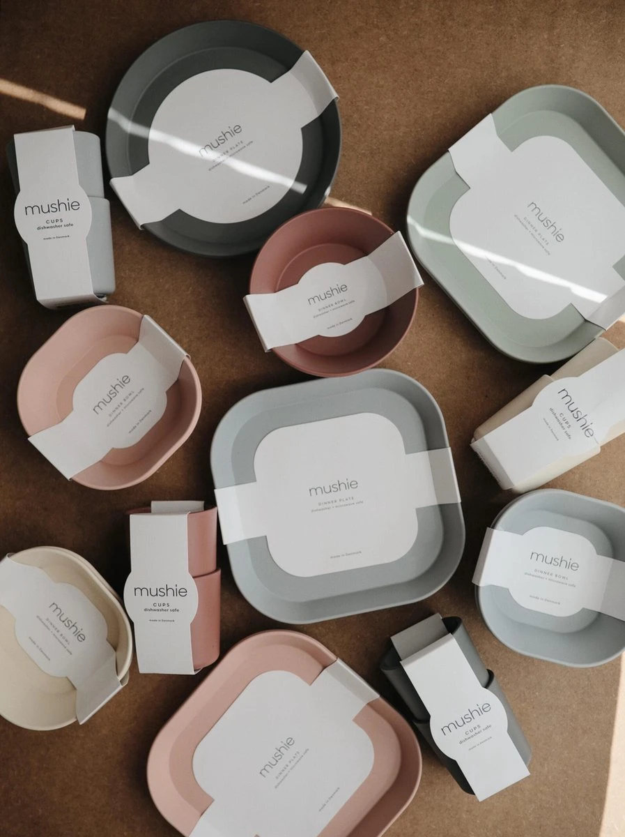 Siliconen Kommen - Mushie - Woodchuck - Set 2 6 Siliconen Kommen - Mushie - Woodchuck - Set 2 - Afbeelding 6