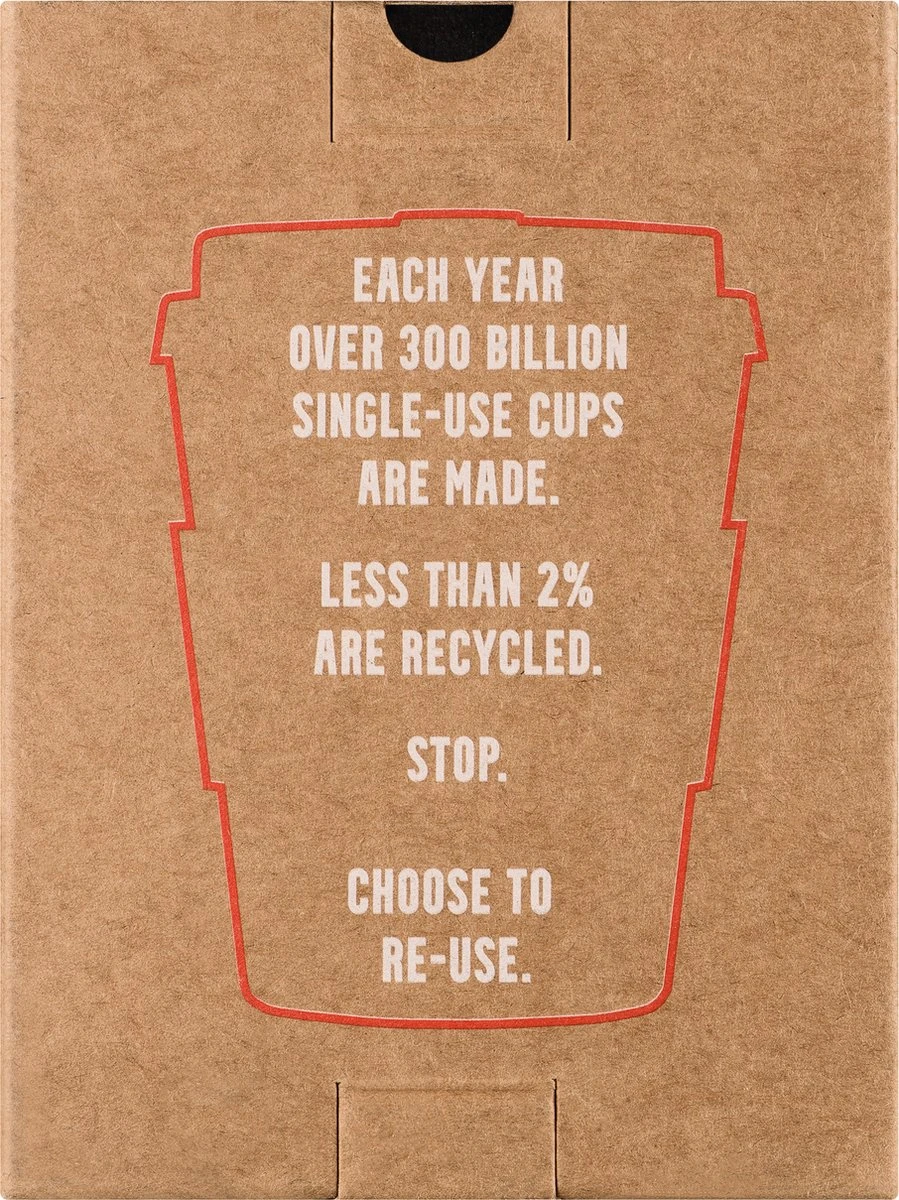 Ecoffee Cup Creasy Lu PLA - Koffiebeker To Go 240 Ml - Groenblauw Siliconen 2 Ecoffee Cup Creasy Lu PLA - Koffiebeker To Go 240 Ml - Groenblauw Siliconen - Afbeelding 2