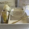 MataMatcha Startersset - Gehamered Glas - 4-delig - Complete Matcha Kit