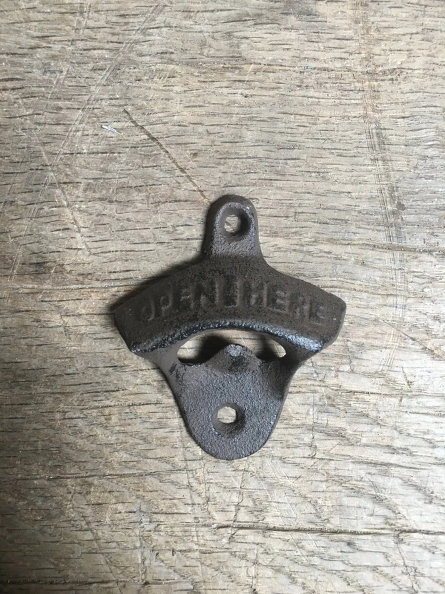 Merkloos Flesopener - Bieropener - Bbq Accesoires - Gietijzer 3 Merkloos Flesopener - Bieropener - Bbq Accesoires - Gietijzer - Afbeelding 3