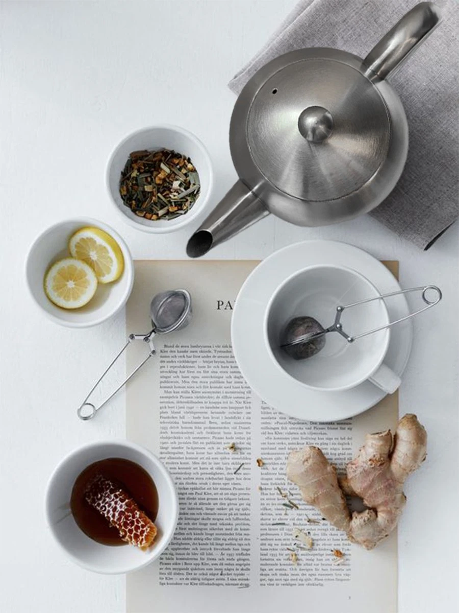 Vaja Valerie - Theepot Met Filter - Dubbelwandig - RVS - 1.2L 14 Vaja Valerie - Theepot Met Filter - Dubbelwandig - RVS - 1.2L - Afbeelding 14