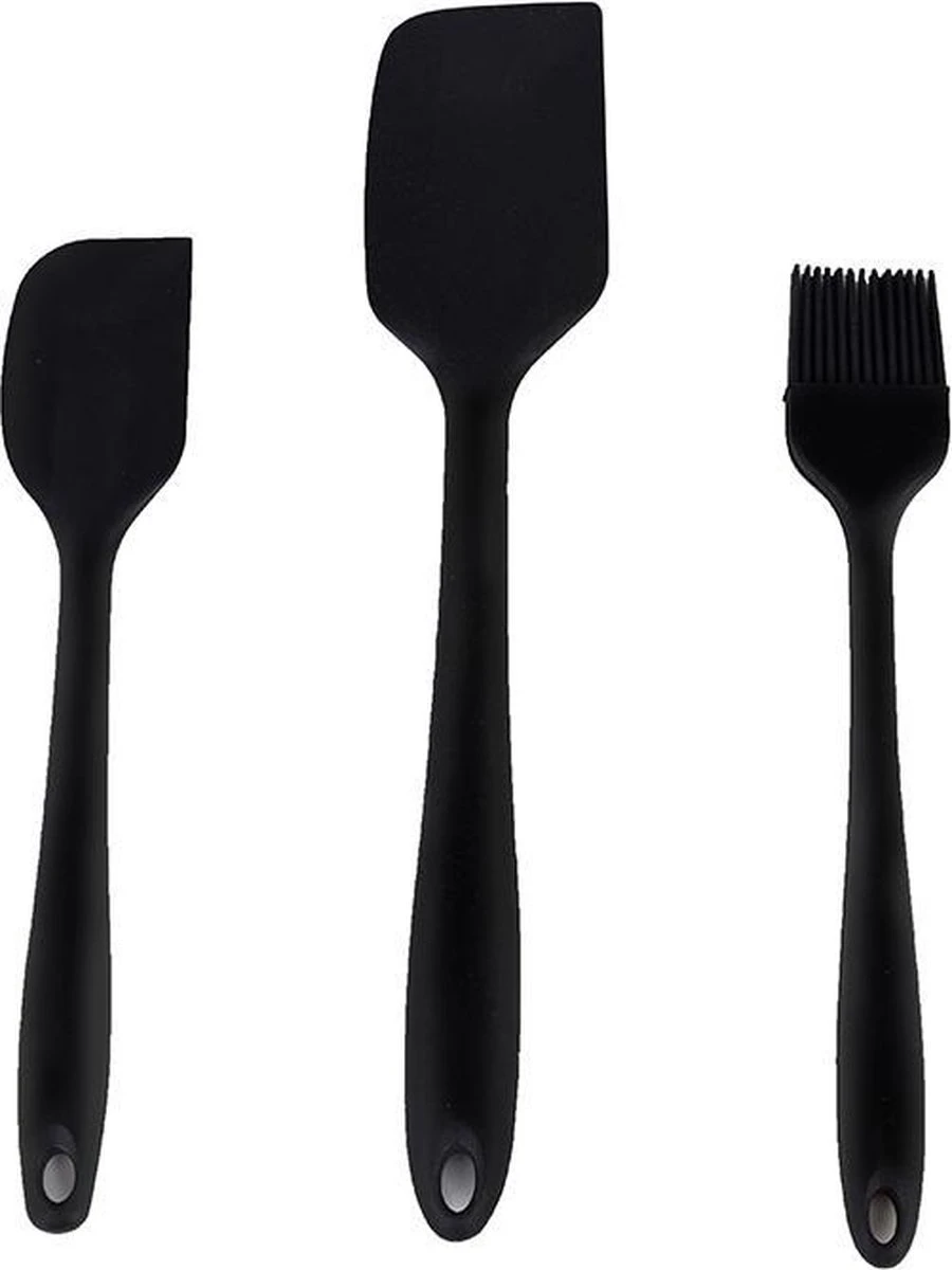 Merkloos Keukengerei - Keuken Set - Bakset -10-delig Set - Kookgerei Spatel – Garde – Bakspaan – Opscheplepel – Schuimspaan – Pannenlikker – Siliconen 2 Merkloos Keukengerei - Keuken Set - Bakset -10-delig Set - Kookgerei Spatel – Garde – Bakspaan – Opscheplepel – Schuimspaan – Pannenlikker – Siliconen - Afbeelding 2