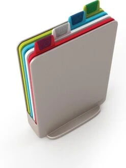 Joseph Joseph JosephJoseph - Index - Mini - Snijplank In Houder - Set Van 5 Stuks - Zilver -Kookgerei Koning Verkoop 900x1200 55