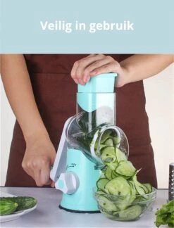 TidyHome Spiraalsnijder - Rasp - Kaasrasp - Groentesnijder - 2 Dunschillers - Kaasmolen - Courgettesnijder Voor Slierten - Mandoline - Keukensnijder - 3-in-1 Roterende Groentesnijder - Trommelrasp -Kookgerei Koning Verkoop 916x1200 2