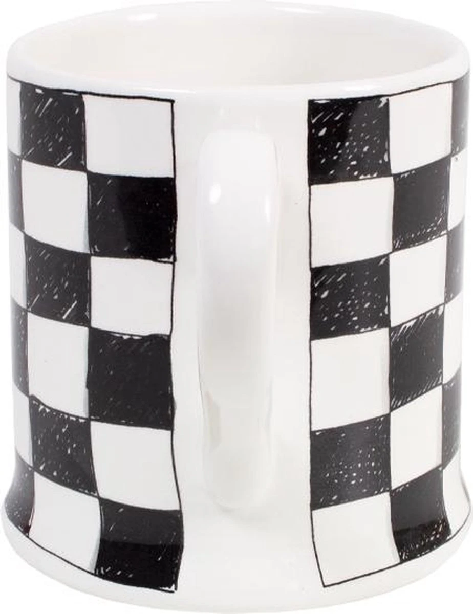BLOND AMSTERDAM X NOIR: MUG CHECKERED 4 BLOND AMSTERDAM X NOIR: MUG CHECKERED - Afbeelding 4