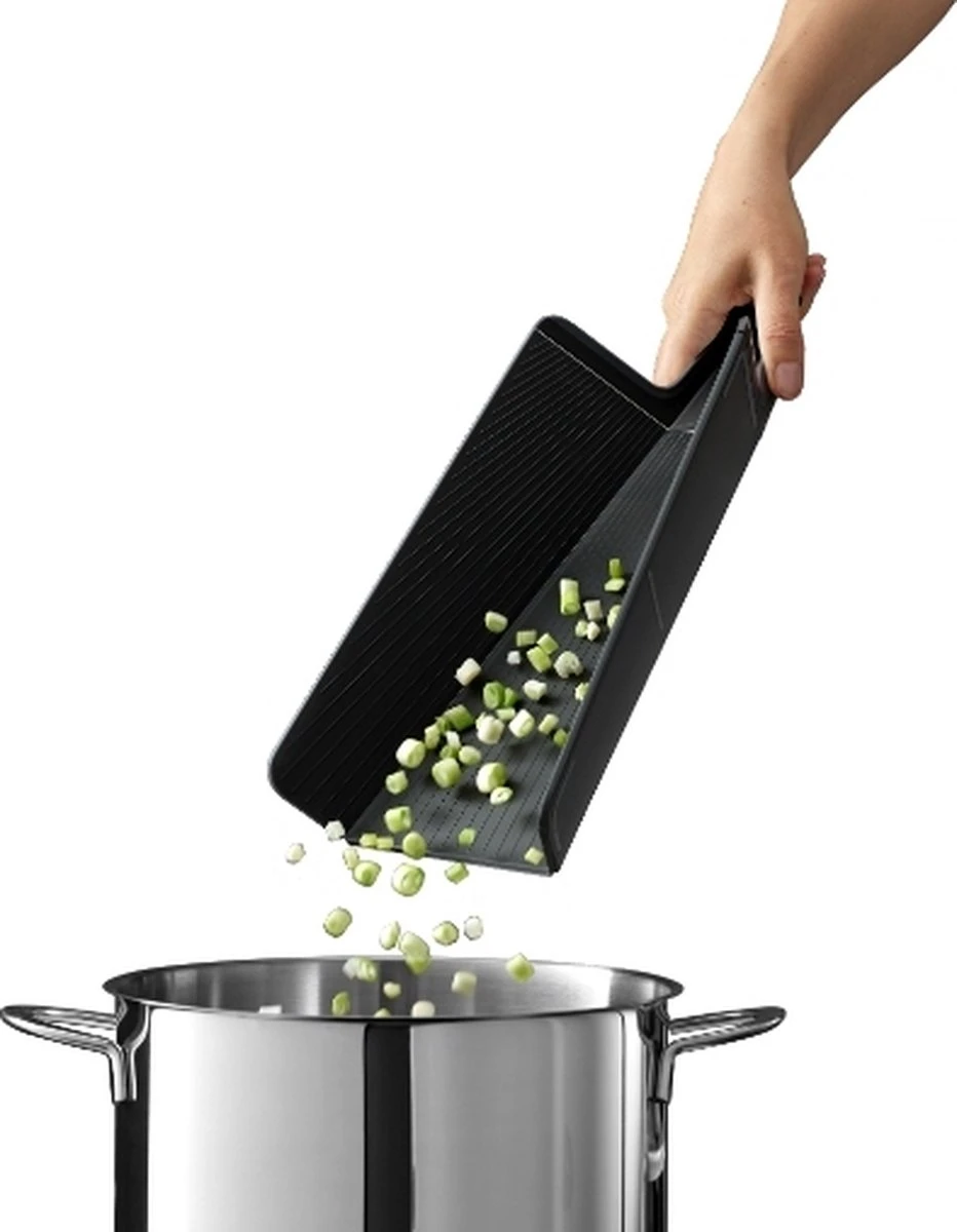 Opvouwbare Snijplank, Klein, Zwart - Joseph Joseph | Chop2Pot Plus 1 Opvouwbare Snijplank, Klein, Zwart - Joseph Joseph | Chop2Pot Plus