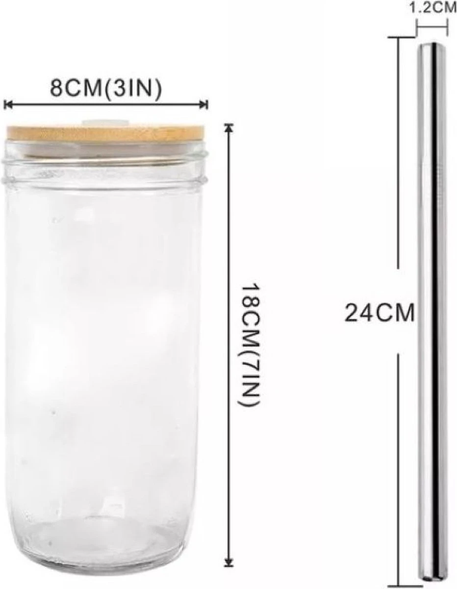 Bubble Tea Beker - Inclusief Stalen Bubble Tea Rietje - 0,5 L - Herbruikbaar - Boba 3 Bubble Tea Beker - Inclusief Stalen Bubble Tea Rietje - 0,5 L - Herbruikbaar - Boba - Afbeelding 3