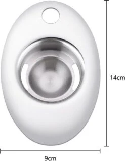 Merkloos Professionele Ei-scheider - Ei Scheiden - Ei Splitser Splitsen - Eiwit - Eigesel - 304 RVS - Zilver - Eierscheider -Kookgerei Koning Verkoop 933x1200
