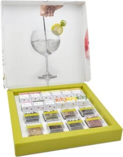 Partybox Te Tonic 24 Infusions En 8 Botanicals Voor Gin & Tonic Cocktails Te Mixen. Kruiden Zijn Speciaal Geselecteerd Voor Gin