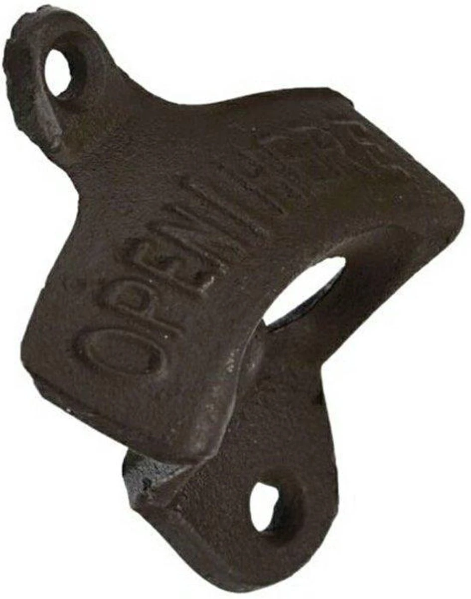 Merkloos Flesopener - Bieropener - Bbq Accesoires - Gietijzer 8 Merkloos Flesopener - Bieropener - Bbq Accesoires - Gietijzer - Afbeelding 8