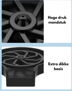 Merkloos Glazenspoeler - Glazenwasser Compleet - Gootsteen Organizer Professioneel - Zwart -Kookgerei Koning Verkoop 949x1200 6