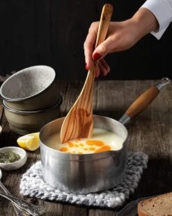 OLIVIEU ~ 5-delig Olijfhouten Duurzame Keukengerei Set Met Keukengerei Houder ~ Houten Kookgerei ~ Minimalistisch & Handgesneden ~ Keukengerei Pot ~ Kookgerei Set Met Kookgerei Houder -Kookgerei Koning Verkoop 960x1200 11