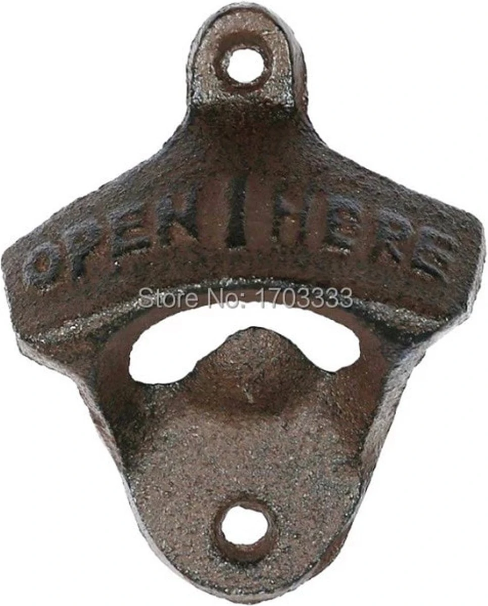 Merkloos Flesopener - Bieropener - Bbq Accesoires - Gietijzer 5 Merkloos Flesopener - Bieropener - Bbq Accesoires - Gietijzer - Afbeelding 5