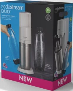SodaStream DUO - Wit - Incl. Quick Connect Koolzuurcilinder - Met 1 Glazen En 1 Herbruikbare Plastic Fles -Kookgerei Koning Verkoop 969x1200 6