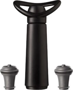 Vacu Vin Wine Saver Concerto - Vacuüm Wijnpomp Inclusief 2 Wijnstoppers - Zwart -Kookgerei Koning Verkoop 971x1200 4