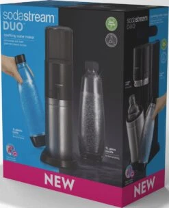 SodaStream DUO - Zwart - Incl. Quick Connect Koolzuurcilinder - Met 1 Glazen En 1 Herbruikbare Plastic Fles -Kookgerei Koning Verkoop 974x1200 10