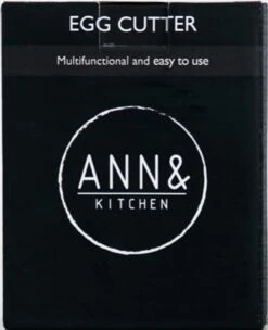 Multifunctionele Eiersnijder - RVS - Zwart/Zilver -Kookgerei Koning Verkoop 974x1200 3