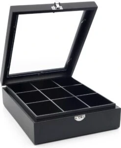 Bredemeijer - Theedoos 9-vaks Venster Bamboe Zwart -Kookgerei Koning Verkoop 981x1200 12