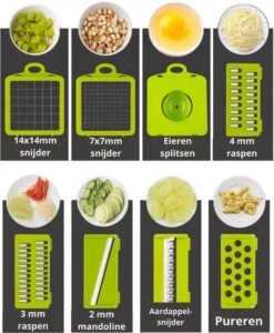 Merkloos Groentesnijder - Groentehakker - Multifunctioneel - Snijmachine Groenten En Fruit - Handmatig - Mandoline - Uiensnijder - Keukensnijder - Fruitsnijder 9 Merkloos Groentesnijder - Groentehakker - Multifunctioneel - Snijmachine Groenten En Fruit - Handmatig - Mandoline - Uiensnijder - Keukensnijder - Fruitsnijder -Kookgerei Koning Verkoop 987x1200 3