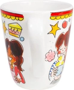 Blond Amsterdam Even Bijkletsen Mok 350 Ml - Rode Rand -Kookgerei Koning Verkoop 990x1200