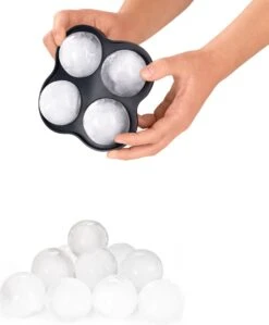 Blumtal Bollen IJsblokjesvorm - 2 X 4 IJsblokjes - Hoogwaardig Siliconen - 8 Stuks - 5 Cm - Olive - Groen / Mineral Red - Rood -Kookgerei Koning Verkoop 992x1200 3